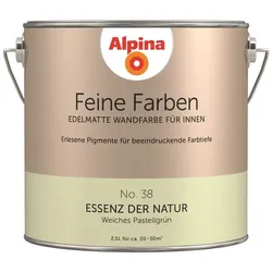 Alpina Feine Farben, Edelmatte Wandfarbe für Innen, 2,5 l Dose, Essenz der Natur