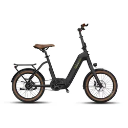 SachsenRAD E-Klapprad Faltrad F3R Centro mit Riemenantrieb und Magnethalterung