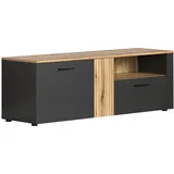 trendteam Esteban TV-Lowboard 150 x 50 x 42 cm Grau Holz/Melamin