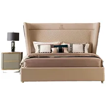 JV Möbel Designer Schlafzimmer Bett 2x Nachttische Kommode, 4tlg. Set Neu 180x200cm neu