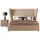 JV Möbel Designer Schlafzimmer Bett 2x Nachttische Kommode, 4tlg. Set Neu 180x200cm neu
