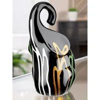 Gilde Keramikfigur Scuro schwarz, 26 cm hoch, 14 cm
