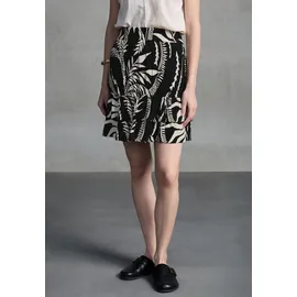 street one studio Volantrock Damen Floral Schwarz 40