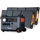 Blackview OSCAL PowerMax 3600 Tragbare Powerstation 3600Wh + 2x 200W Solarpanel