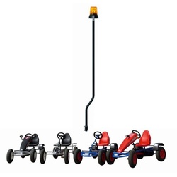 BERG Gokart Zubehör Rundumleuchte Orange auf Stange XL