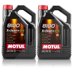Motul 2x 5 L 8100 X-CLEAN + EFE 0W-30