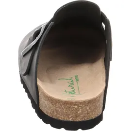 Natural sense Uni Hausschuhe Clog Leder navy 1152936, Schuhgröße:43 EU - Blau - 43