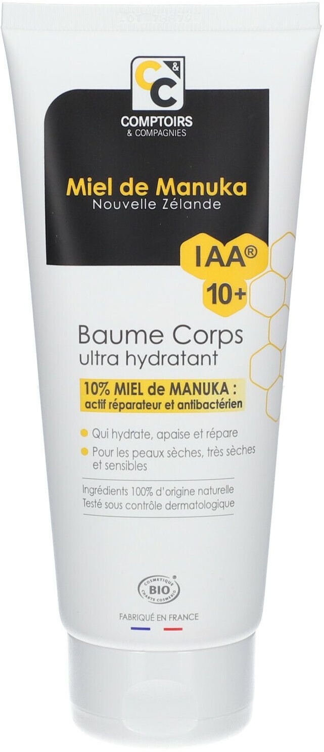 Comptoirs & Compagnies Baume Hydratant Corps 10% Miel de Manuka IAA10+ 200 ml baume