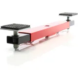 Wiltec Achstraverse Wagenheberbrücke 2000kg Querträger für Wagenheber Traverse mit Gummiauflagen
