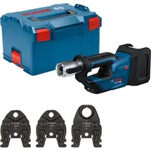 Bosch Professional GPT 18V-19 Akku-Presswerkzeug solo inkl. L-Boxx + Zubehör (06019M2003)