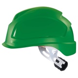 Uvex pheos E-S-WR Schutzhelm - Unbelüfteter Arbeitshelm für Elektriker - grün