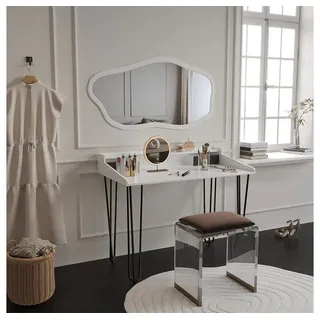 Vicco Schminktisch Sannar, 110 cm mit Schubladen