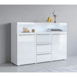 OTTO home Sideboard India 132 x 92 x 38,5 cm Weiß