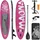 ECD Germany SUP Board Set Maona 308 x 78 x 10 cm Rosa