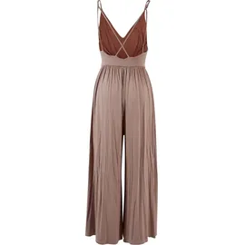 URBAN CLASSICS Damen Jumpsuit Ladies Modal Spaghetti Jumpsuit duskrose S - S