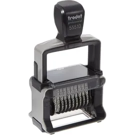 Trodat Ziffernstempel Metall 8 St.