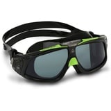 Aqua Sphere Aquasphere Herren Brille Seal 2.0 Schwimmmaske, für Erwachsene - Farbe: Black Green LENS DARK, L