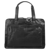 Spikes & Sparrow Shopper Leder Black
