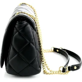 Valentino Ocarina Umhängetasche Kunstleder Black/Gold