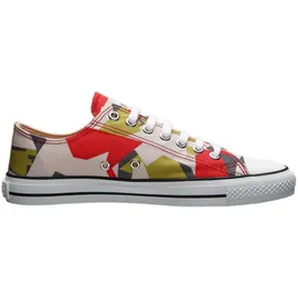 Ethletic Trainer White Cap Lo Cut Damen Camou Rot/Just Weiß 36