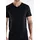 Bugatti T-Shirt 2Er Pack Bari in schwarz-dunkel-uni | Gr.: 50