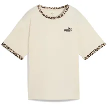 Puma Essentials Graphic Animal Relaxed T-Shirt Beige L