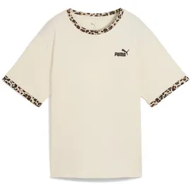 Puma Essentials Graphic Animal Relaxed T-Shirt Beige L