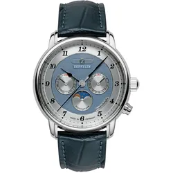 Zeppelin 8536-3 Herrenuhr Friedrichshafen Mondphase Blau