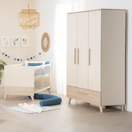 roba Kinderkleiderschrank Sidney 3-türig onesize Eiche beige