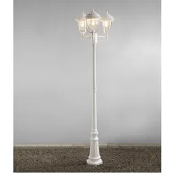 Konstsmide Stehleuchte 3-flammig Parma 230cm Höhe matt weiß 7227-250