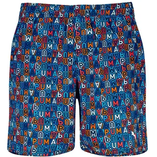 PUMA Swim Boys Printed MID Shorts 1P - 164