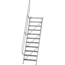 Günzburger MUNK Aluminium-Treppe Stufen 60° 11 Stufen