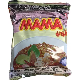 MAMA [ 30x 60g ] MAMA Instant Nudeln Tom Yum Garnelengeschmack / Tom Yum Shrimp Flavour