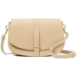 Timberland Womens Leather Flap Crossbody Bag safari OS