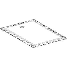 Geberit Rechteckduschfläche Setaplano weiß-alpin, 160x80x4,5cm