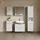 livinity® Waschbeckenunterschrank Aterno 2 Auszüge 70 x 63 x 45,1 cm Weiß