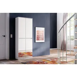 Home Affaire Malcesine Garderobenschrank 74x34x191 cm weiß