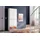 Home Affaire Malcesine Garderobenschrank 74x34x191 cm weiß