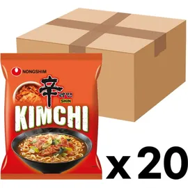 Nongshim - Instant Nudelsuppe, Kimchi - 20 X 120 GR)