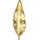 I.GE.A. Kunstpflanze I.GE.A. "Strelitzienblatt", gold (goldfarben), B:12cm H:92cm L:2cm, Obermaterial: 50% Kunststoff, 50% Polyester, Kunstpflanzen, Kunstpflanze, Kunstzweig, 3er Set