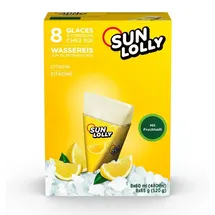 SPECIALS Sun Lolly Wassereis zum Selbsteinfrieren mit Zitronengeschmack 8er