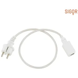SIGOR Einspeisung für 230V Hochvolt LED Strips, mit Stecker SIG-5952201