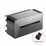 Anker Solaranlage Anker SOLIX Solarbank 2 E1600 AC Speicher für Balkonkraftwerk, 1600,00 W, (Solarspeicher, mit integriertem Wechselrichter 800W), inkl. Smart Meter