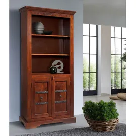 MASSIVMOEBEL24.DE Bücherregal 84 x 50 x 183 cm Braun