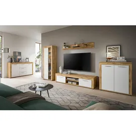 MID.YOU Wohnwand ¦ holzfarben ¦ Maße (cm): B: 235 H: 159 T: 35.0