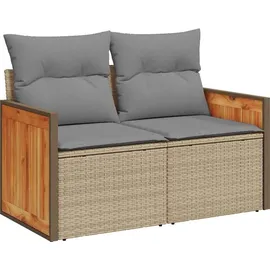 vidaXL Garten-Lounge-Set 6-tlg. beige