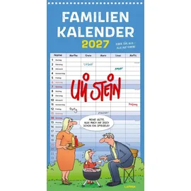 Lappan Verlag Familienkalender 2027 Weiß