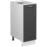 Vicco Apothekerschrank Fame-Line, 30 cm ohne Arbeitsplatte, Anthrazit-Gold/Weiß