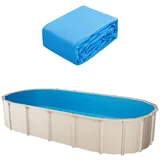 Vevor Ovale Poolfolie blau 500 x 300 x 120 cm