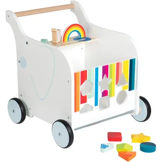 Small Foot Company Small Foot Lauflernwagen Spielzeugbox Elefant